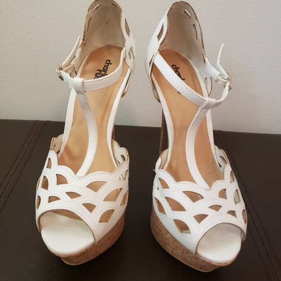 open toe tall white stiletto heels - Picture 1 of 4